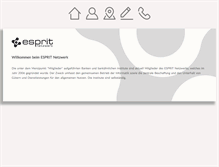 Tablet Screenshot of esprit-netzwerk.ch
